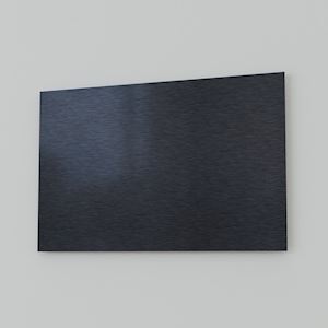  Diffuseur de soufflage CONFORTBLACK pour plénum de 625x400 mm - 400x400px